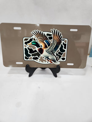 Duck license plate
