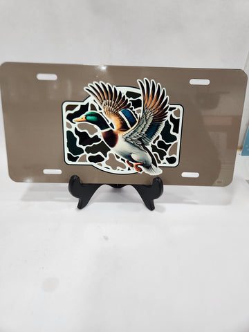 Duck license plate