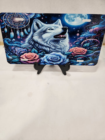 Wolf license plate