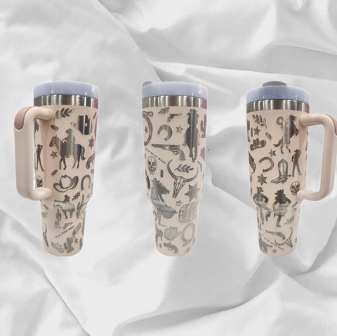 40oz Long Live Cowgirls Tumbler