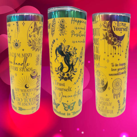 20oz Yellow Boho