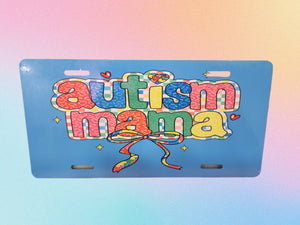 Autism Mama License Plate