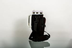 Black 40oz Bottle Koozie